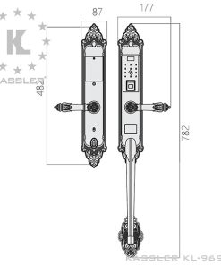 Khóa đại sảnh Kassler KL 969 G