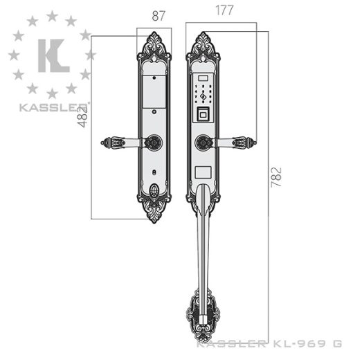 Khóa đại sảnh Kassler KL 969 G