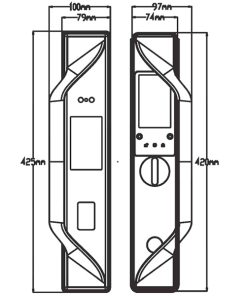 Khóa điện tử Kassler KL 82T SILVER