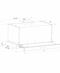 Máy hút mùi BOSS BR2002A - 10 Máy hút mùi BOSS BR2002A - 9