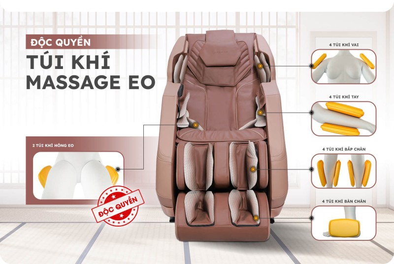 Ghế massage Fujilux JP 3000 - 8 Ghế massage Fujilux JP 3000