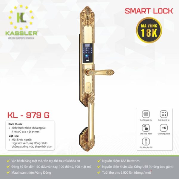 Khóa đại sảnh Kassler KL 979 G