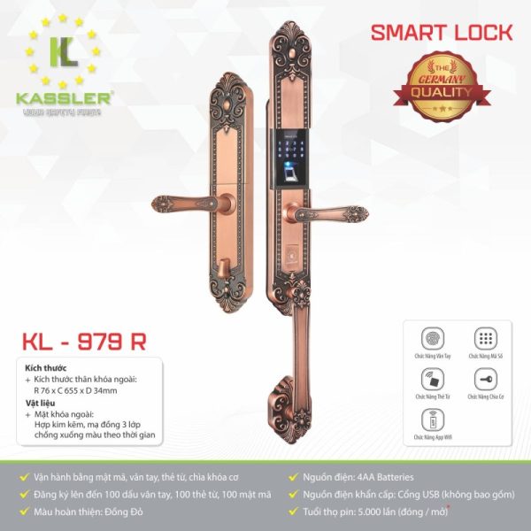 Khóa đại sảnh Kassler KL 979 R