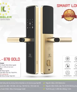 Khóa vân tay Kassler KL 678 GOLD APP