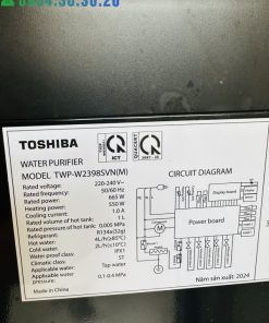 Máy lọc nước TOSHIBA ORIGINPURE TWP-W2398SVN(M) - 53