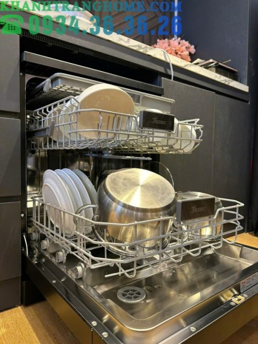 Máy Rửa Chén Texgio Dishwasher TGFPCM795B Smart 14 Bộ WIFI Sấy Khí Nóng Diệt Khuẩn UV - 11