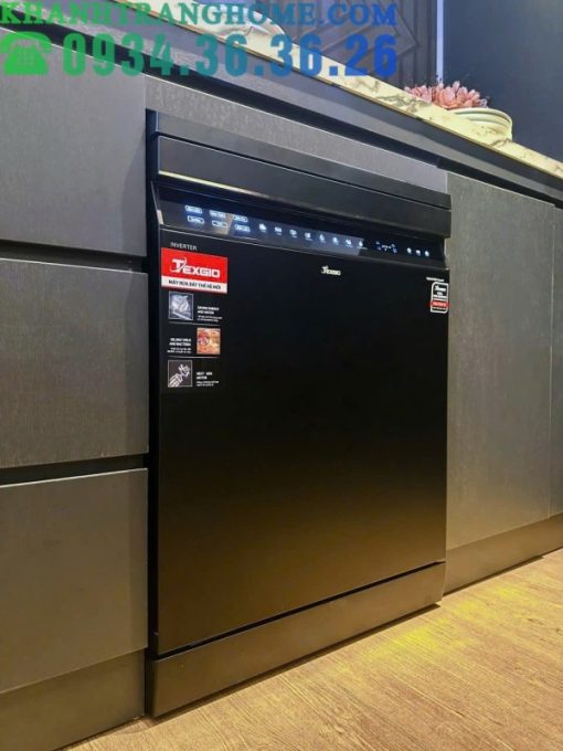 Máy Rửa Chén Texgio Dishwasher TGFPCM795B Smart 14 Bộ WIFI Sấy Khí Nóng Diệt Khuẩn UV - 17