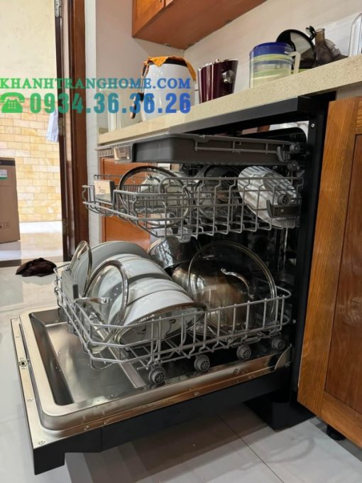 Máy Rửa Chén Texgio Dishwasher TGFPCM795B Smart 14 Bộ WIFI Sấy Khí Nóng Diệt Khuẩn UV - 29