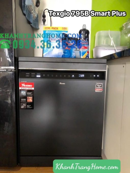 Máy Rửa Chén Texgio Dishwasher TGFPCM795B Smart 14 Bộ WIFI Sấy Khí Nóng Diệt Khuẩn UV - 37