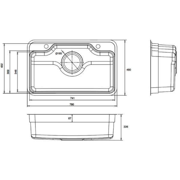 Chậu rửa bát Kluger KF7848FS–S78