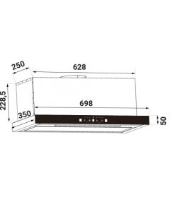 Máy hút mùi KAFF KF-TH1700B - 17