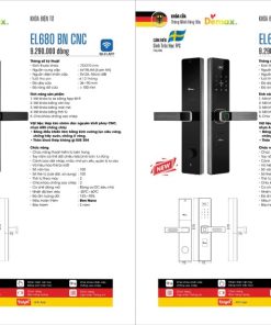 Khóa thông minh DEMAX EL680 BN CNC tiêu chuẩn Đức - 13
