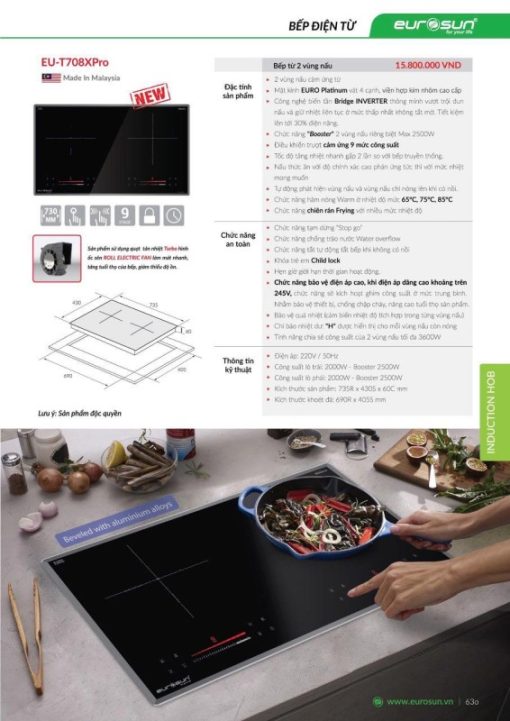 Bếp từ Eurosun EU-T708XPro - 5