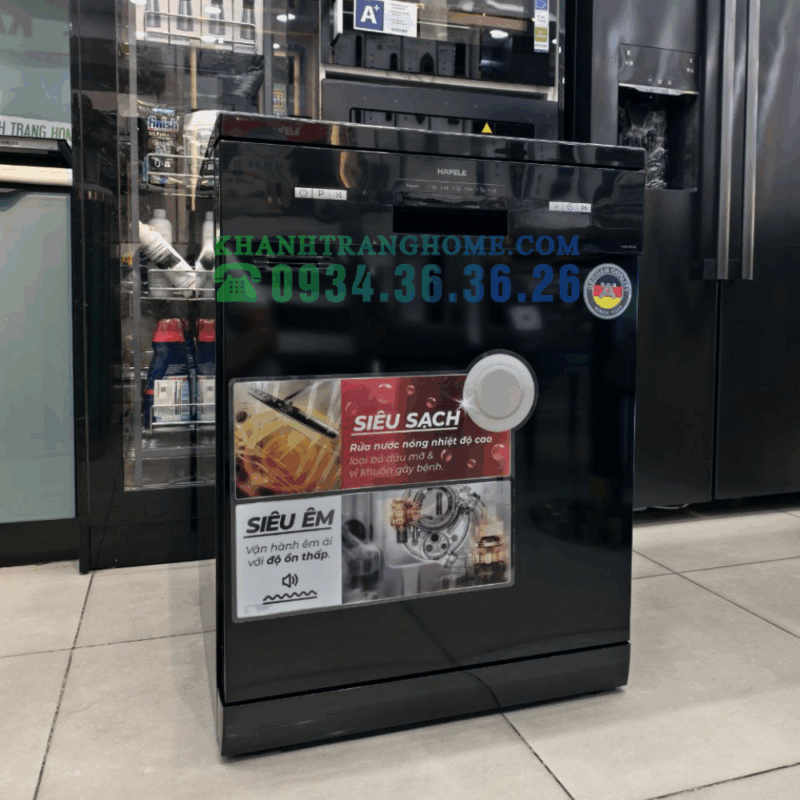 MÁY RỬA CHÉN ĐỘC LẬP HAFELE HDW F601B 535.29.670 - 40 MÁY RỬA CHÉN ĐỘC LẬP HAFELE HDW F601B 535.29.670