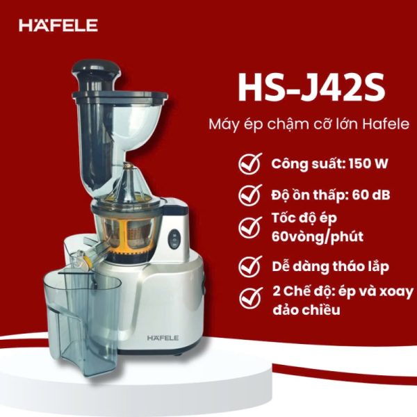 Máy ép chậm Hafele HS J42S cỡ lớn