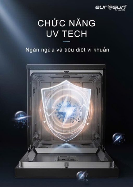 Máy rửa bát Eurosun SMS82EU88B - 17