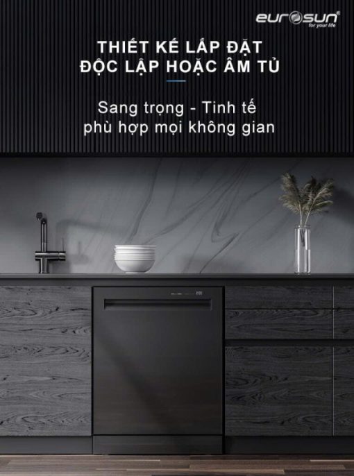 Máy rửa bát Eurosun SMS82EU88B - 19