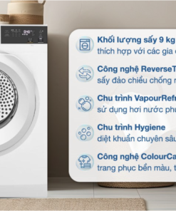 MÁY SẤY THÔNG HƠI ELECTROLUX ULTIMATECARE EDS904H3WC