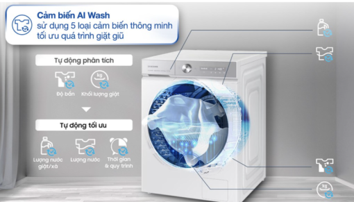 Máy giặt Samsung AI EcoBubble Inverter WW11CGP44DSHSV - 3