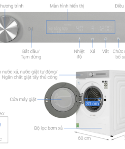 MÁY GIẶT SAMSUNG BESPOKE AI INVERTER WW14BB944DGHSV