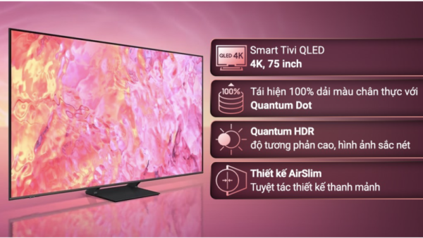 SMART TIVI QLED 4K 75 INCH SAMSUNG QA75Q60C