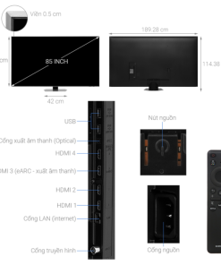 SMART TIVI QLED 4K 85 INCH SAMSUNG QA85Q80D