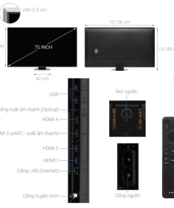 SMART TIVI QLED 4K 75 INCH SAMSUNG QA75Q80D