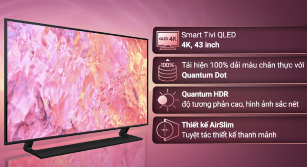 SMART TIVI QLED 4K 43 INCH SAMSUNG QA43Q60C