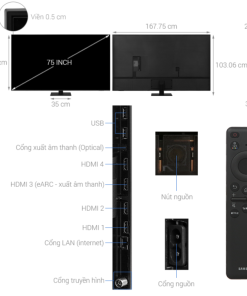 SMART TIVI QLED 4K 75 INCH SAMSUNG QA75Q70D