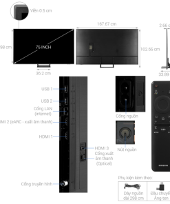 SMART TIVI QLED 4K 75 INCH SAMSUNG QA75Q65D