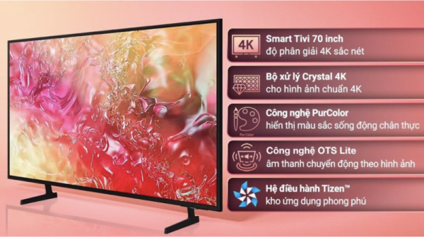 SMART TIVI CRYSTAL UHD 4K 70 INCH SAMSUNG UA70DU7000