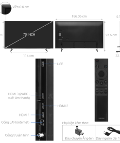 SMART TIVI CRYSTAL UHD 4K 70 INCH SAMSUNG UA70DU7000
