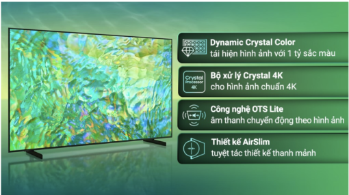 SMART TIVI 4K 43 INCH SAMSUNG UA43CU8000