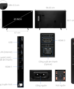 SMART TIVI 4K 43 INCH SAMSUNG UA43CU8000