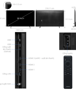 SMART TIVI CRYSTAL UHD 4K 98 INCH SAMSUNG UA98DU9000