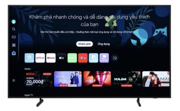 SMART TIVI KHUNG TRANH THE FRAME QLED 4K 75 INCH SAMSUNG QA75LS03D - 5