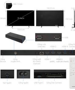 SMART TIVI KHUNG TRANH THE FRAME QLED 4K 75 INCH SAMSUNG QA75LS03D