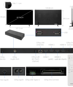 SMART TIVI KHUNG TRANH THE FRAME QLED 4K 65 INCH SAMSUNG QA65LS03D
