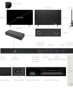 SMART TIVI KHUNG TRANH THE FRAME QLED 4K 50 INCH SAMSUNG QA55LS03D