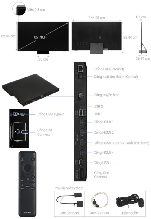 SMART TIVI OLED 4K 65 INCH SAMSUNG QA65S95D