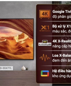 GOOGLE TIVI 4K 55 INCH SONY KD 55X77L