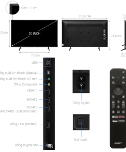 GOOGLE TIVI 4K 55 INCH SONY KD 50X77L