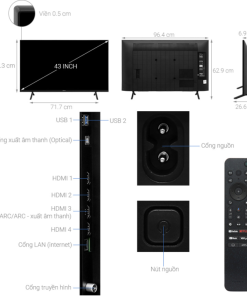 GOOGLE TIVI 4K 43 INCH SONY K 43S30