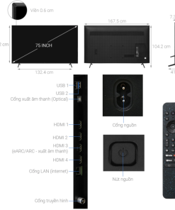 GOOGLE TIVI 4K 75 INCH SONY K 75S30