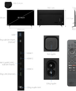 GOOGLE TIVI 4K 85 INCH SONY K 85S30