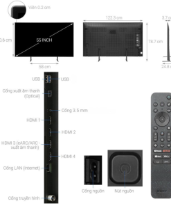 GOOGLE TIVI OLED 4K 55 INCH SONY K 55XR80