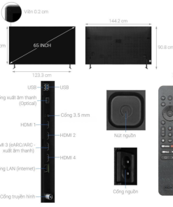 GOOGLE TIVI OLED 4K 65 INCH SONY K 65XR80