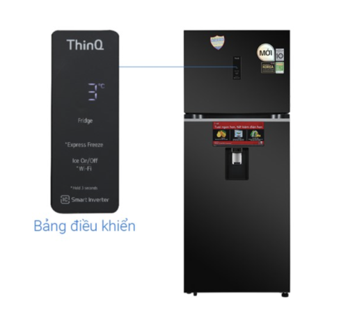 TỦ LẠNH LG INVERTER GN D392BLA - 3