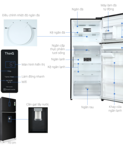 TỦ LẠNH LG INVERTER GN D372BLA