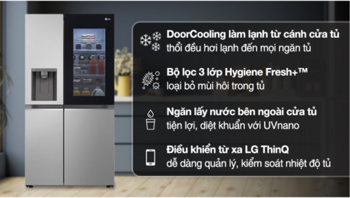 TỦ LẠNH LG INVERTER SIDE BY SIDE INSTAVIEW GR G257SV